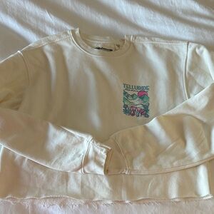 Blue 84 Cream Telluride Graphic Sweatshirt